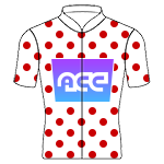 Gepunktetes ACC Trikot